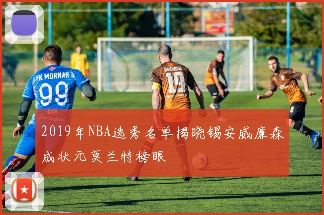 2019年NBA选秀名单揭晓锡安威廉森成状元莫兰特榜眼